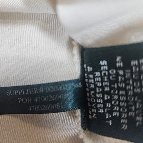 Lauren Ralph Lauren Shirt Womens 3X Modern Cream Pleated Sleeve Top New NWT - Picture 6 of 8